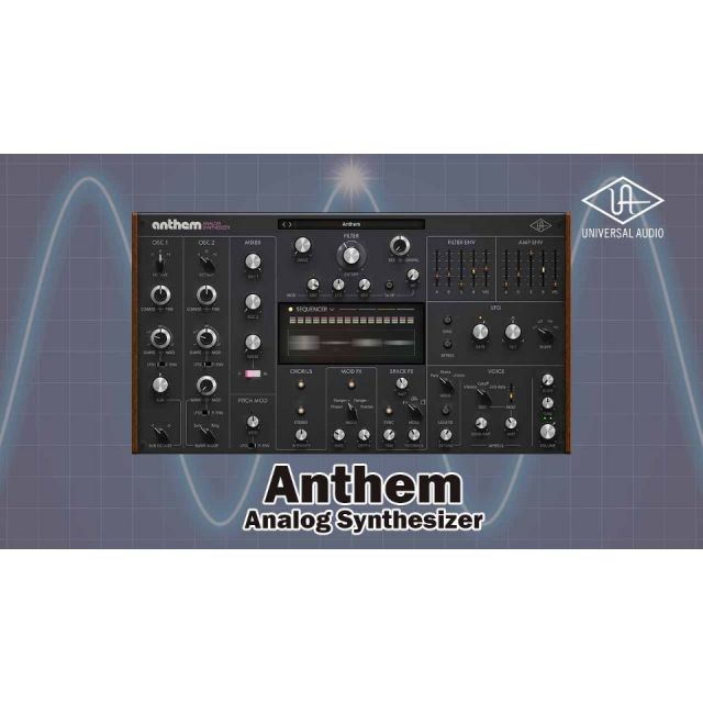 UNIVERSAL AUDIO/Anthem Analog Synthesizer【～01/31 期間限定特価キャンペーン】【オンライン納品】