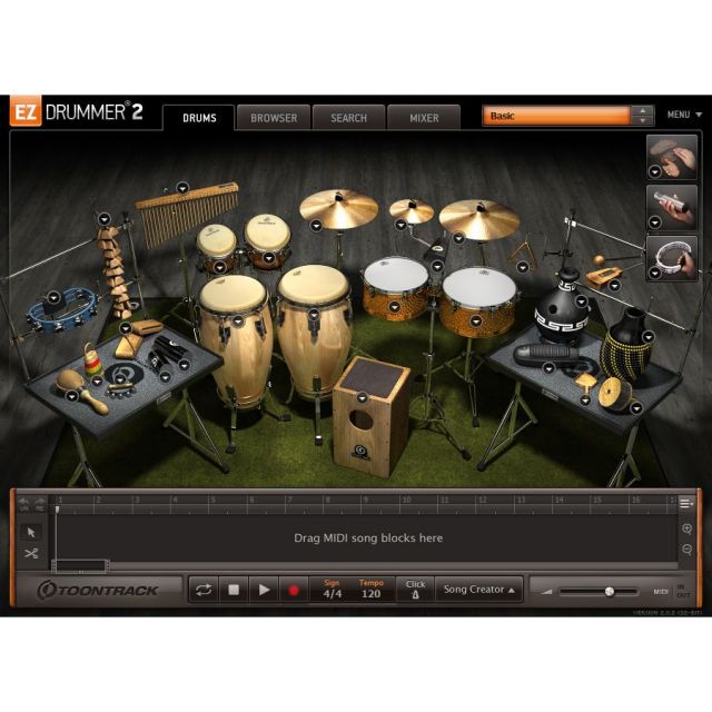 TOONTRACK/EZX LATIN PERCUSSION【オンライン納品】