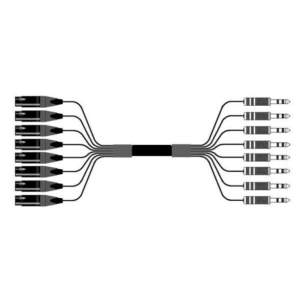 マルチケーブル XLR（メス）- TRS 3m 8ch Amazon.co.jp: Mogami モガミ 2932 Snake 8ch XLRメス -TRS変換