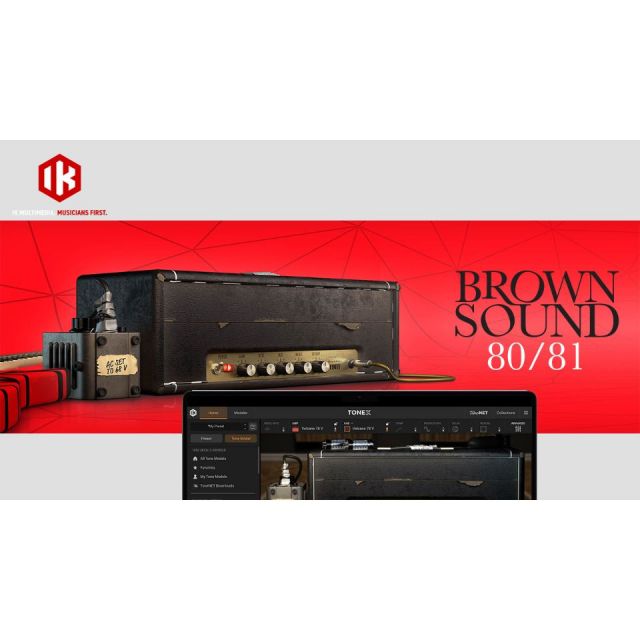 IK Multimedia/TONEX Brown Sound 80/81【～02/02 期間限定特価キャンペーン】【オンライン納品】