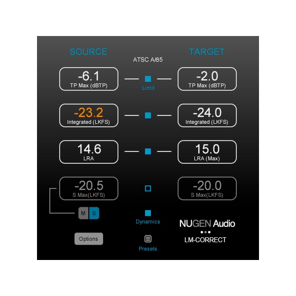 Nugen Audio/LM-Correct 2 Upgrade from LM-Correct【オンライン納品】