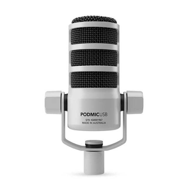 【未使用】RØDE PODMIC ダイナミックマイク 銀一、RODEのXLR / USB-C端子搭載のダイナミックマイク