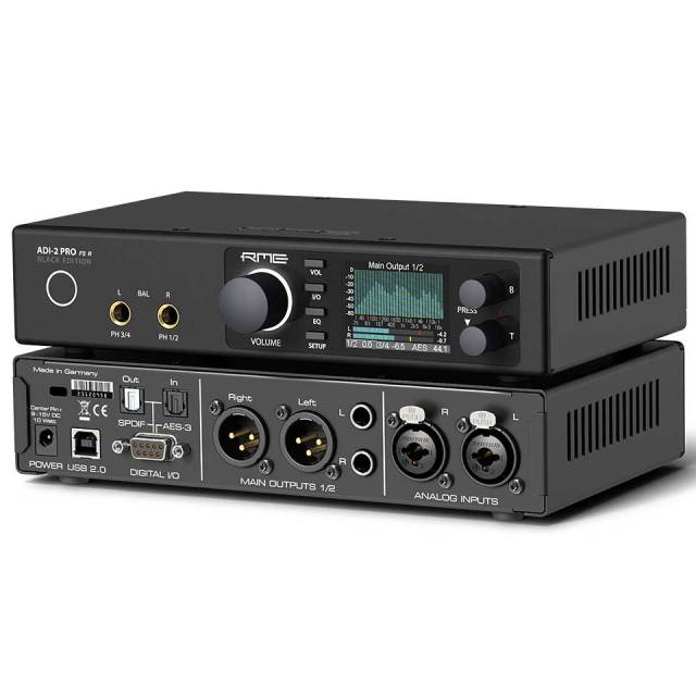RME/ADI-2 Pro FS R Black Edition【定番】【～08/31 期間限定特価キャンペーン】