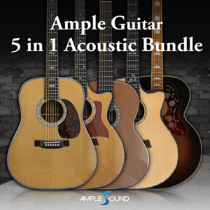 AMPLE SOUND/AMPLE GUITAR 5 IN 1 ACOUSTIC BUNDLE【～05/12 期間限定特価キャンペーン】【オンライン納品】【在庫あり】