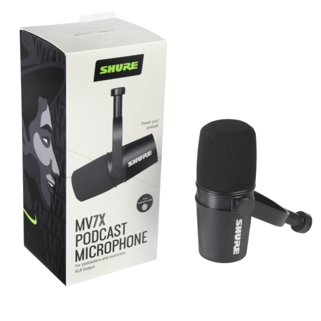 SHURE/MV7X ポッドキャストマイクロホン