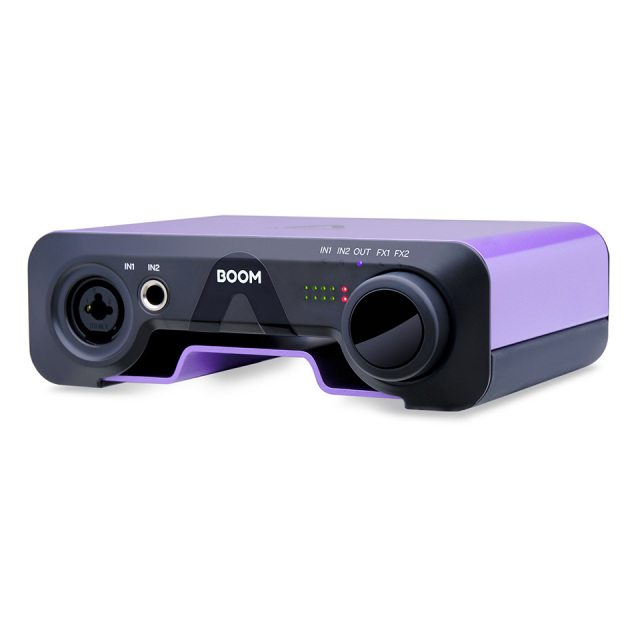 APOGEE BOOM パープル USBオーディオインターフェイス APOGEE ( アポジー ) BOOM USBオーディオインターフェイス 送料