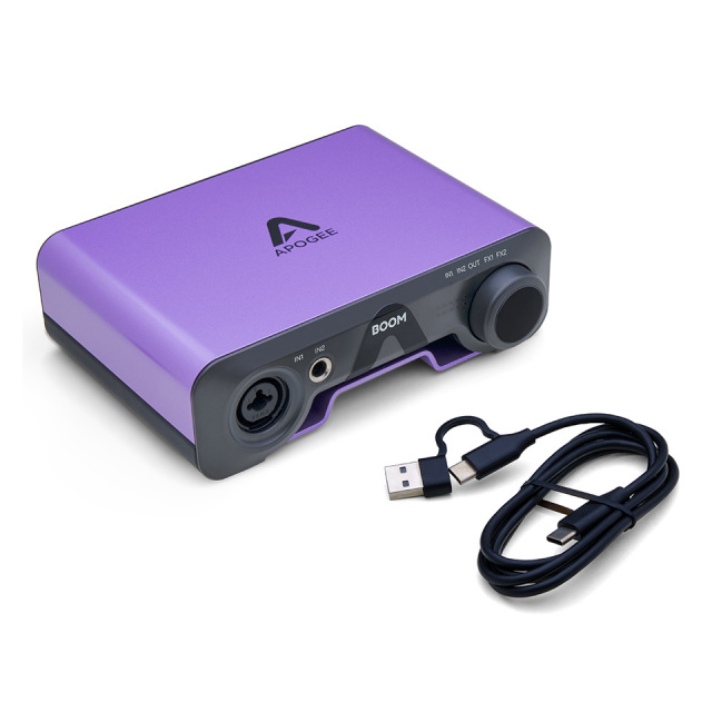 【美品】APOGEE BOOM オーディオインターフェース APOGEE ( アポジー ) BOOM USBオーディオインターフェイス 送料