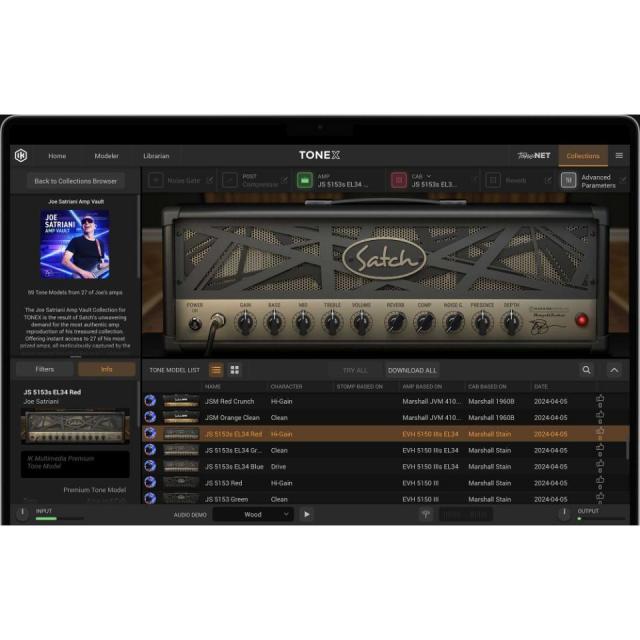 IK Multimedia/Joe Satriani Amp Vault【オンライン納品】