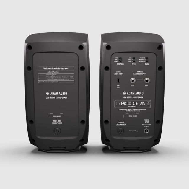 【値下】ADAM AUDIO D3V Black ADAM PROFESSIONAL AUDIO/D3V Black【在庫あり】