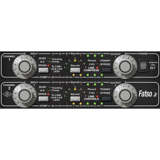 UNIVERSAL AUDIO/Empirical Labs FATSO Tape Simulator【～11/01 期間限定特価キャンペーン】【オンライン納品】