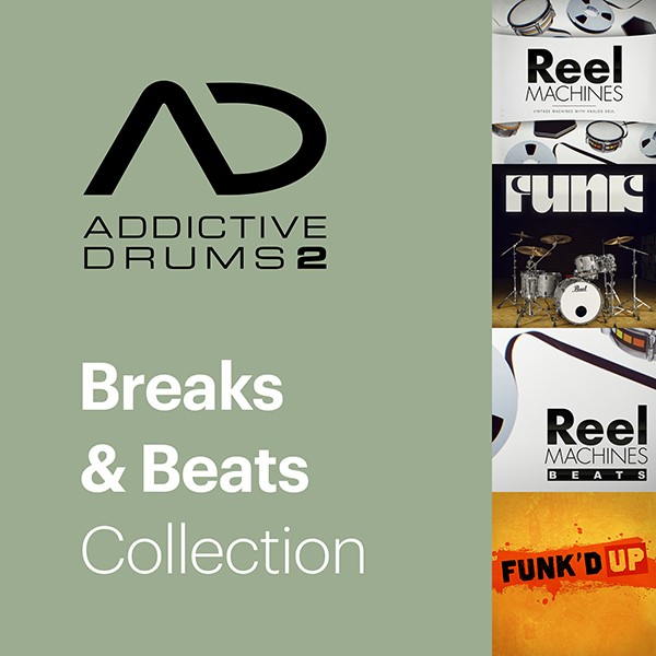 xln audio/Addictive Drums 2: Breaks & Beats Collection【～05/30 期間限定特価キャンペーン】【オンライン納品】