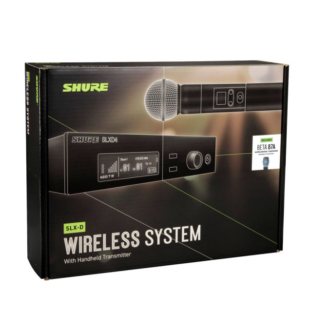 SHURE/SLXD24/B87A【ワイヤレス】【Beta87Aワイヤレスヘッド付属モデル】