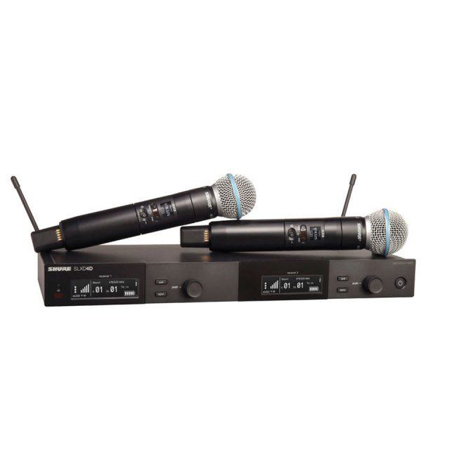 SHURE/SLXD24D/B58【ワイヤレス】【Beta58Aワイヤレスヘッド付属】【デュアル】