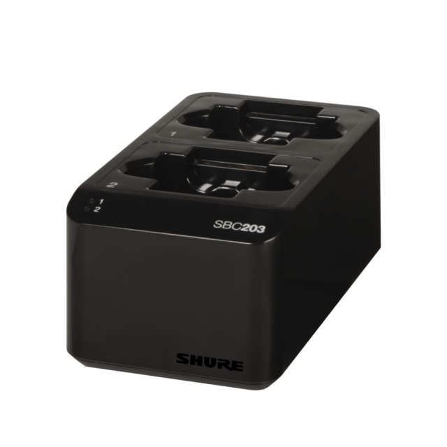 SHURE/SBC203【SLX-D専用リチウムイオン充電池用デュアルドッキング