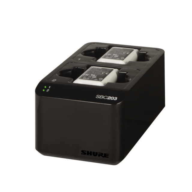 SHURE/SBC203【SLX-D専用リチウムイオン充電池用デュアルドッキング
