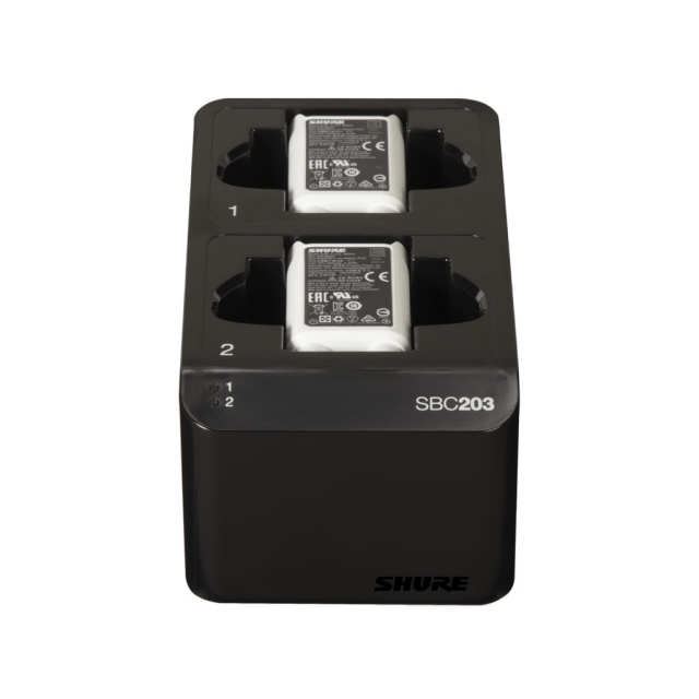 SHURE/SBC203【SLX-D専用リチウムイオン充電池用デュアルドッキング
