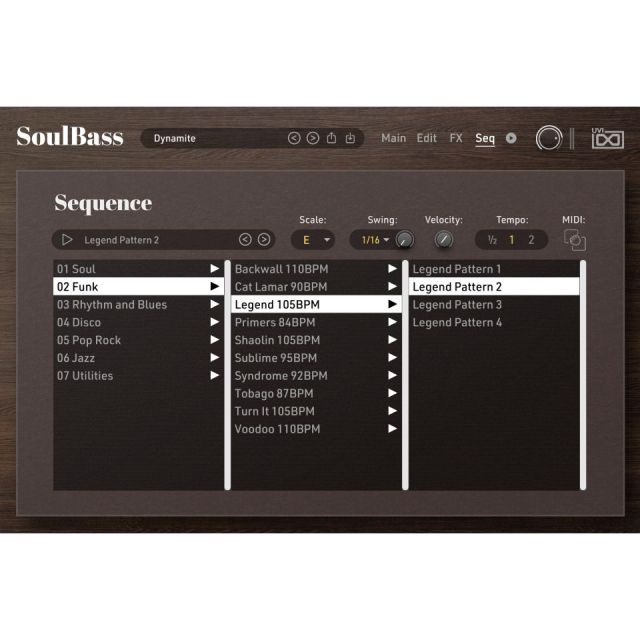 UVI/SoulBass【～04/02期間限定特価キャンペーン】【オンライン納品】