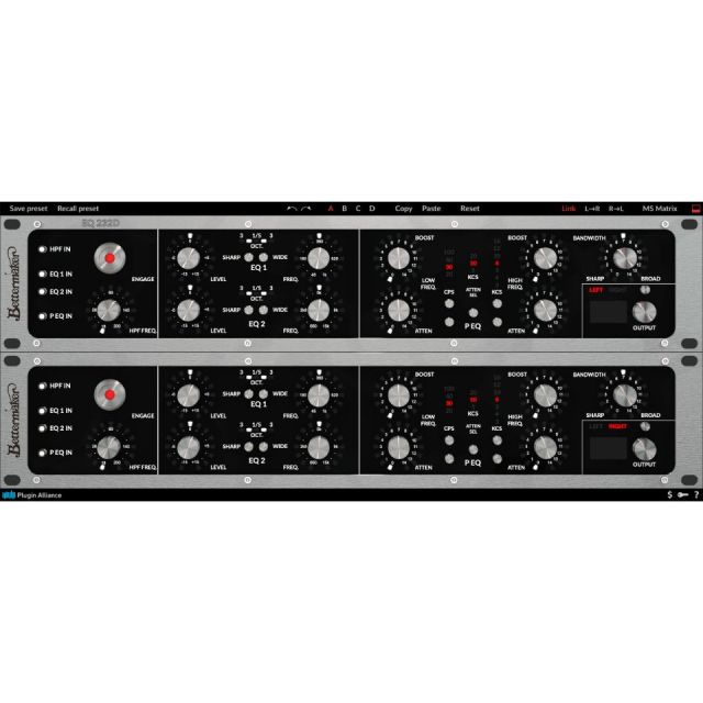 Plugin Alliance/Bettermaker EQ232D【～05/31 期間限定特価キャンペーン】【オンライン納品】【在庫あり】