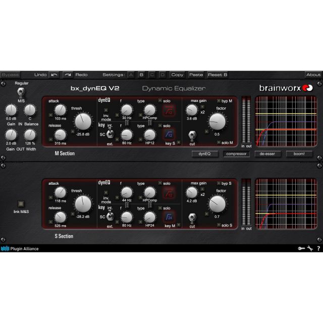Plugin Alliance/Brainworx bx_dynEQ V2【～05/31 期間限定特価キャンペーン】【オンライン納品】【在庫あり】