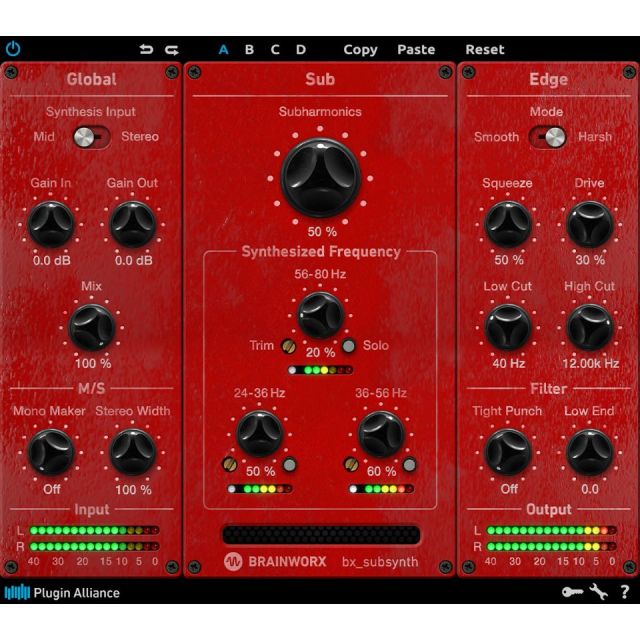 Plugin Alliance/Brainworx bx_subsynth【～05/31 期間限定特価キャンペーン】【オンライン納品】【在庫あり】