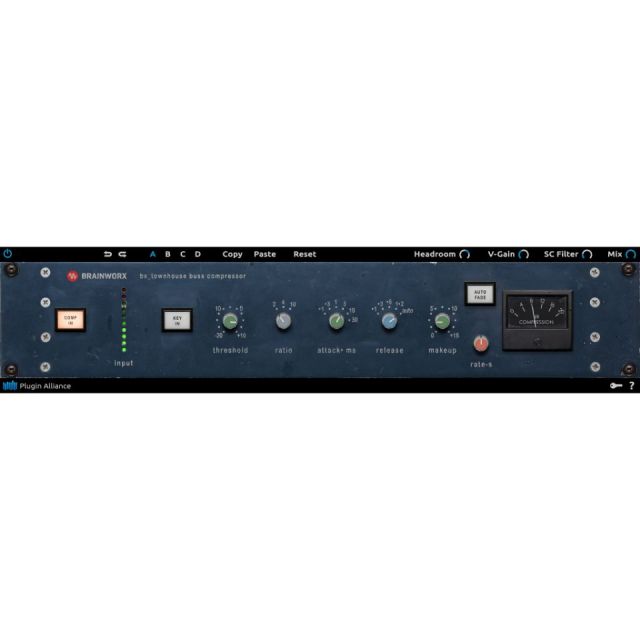 Plugin Alliance/Brainworx bx_townhouse Buss Compressor【～05/31 期間限定特価キャンペーン】【オンライン納品】【在庫あり】