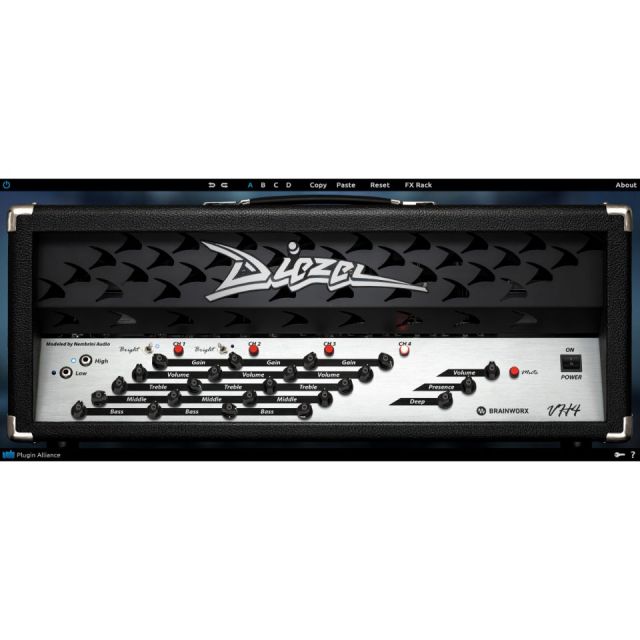 Plugin Alliance/Diezel VH4【～05/31 期間限定特価キャンペーン】【オンライン納品】【在庫あり】