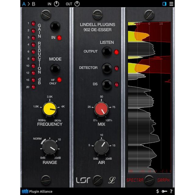 Plugin Alliance/Lindell Audio 902 De-Esser【～05/31 期間限定特価キャンペーン】【オンライン納品】【在庫あり】