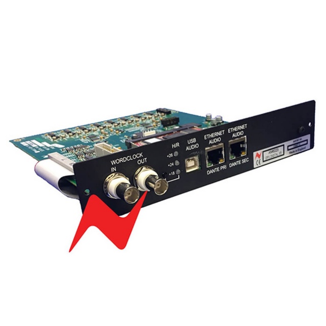 AMS NEVE/1073OPX Dante/USB digital option card