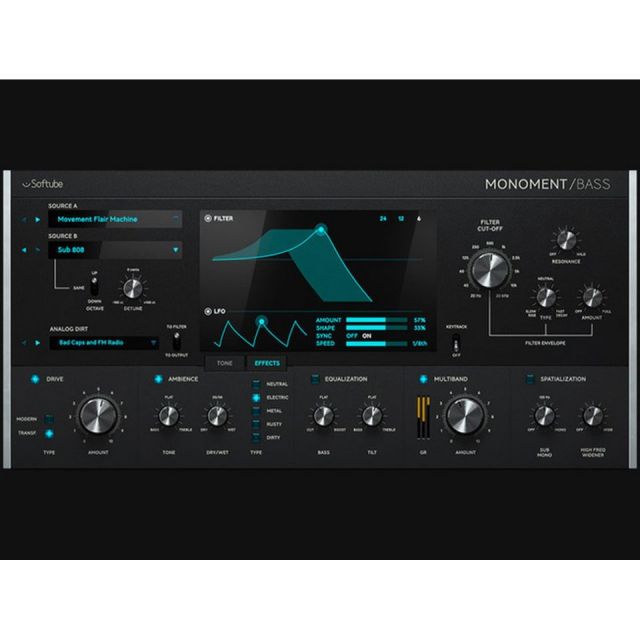 Softube/Monoment Bass【オンライン納品】