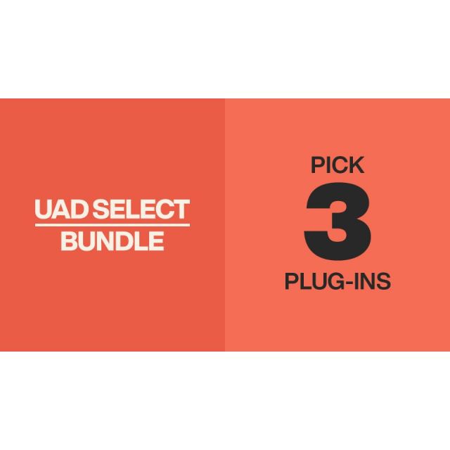 UNIVERSAL AUDIO/UAD Select 3 Bundle【オンライン納品】