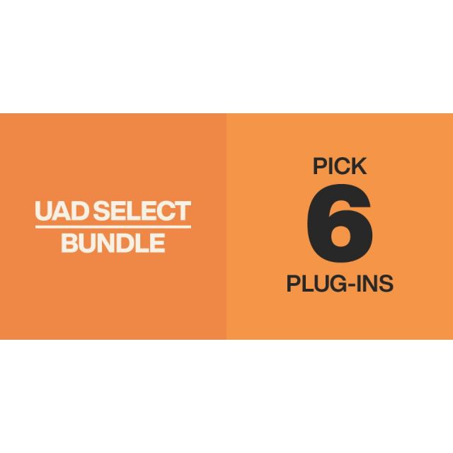 UNIVERSAL AUDIO/UAD Select 6 Bundle【オンライン納品】