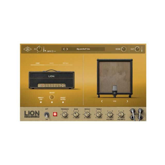 UAFX LION 68 SUPER LEAD AMP(純正アダプター付) Universal Audio UAFX Lion 68 Super Lead Amp
