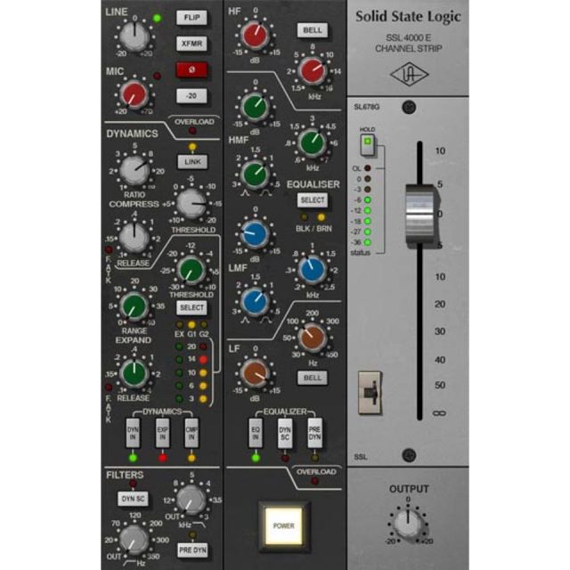 UNIVERSAL AUDIO/SSL 4000 E Channel Strip【オンライン納品】