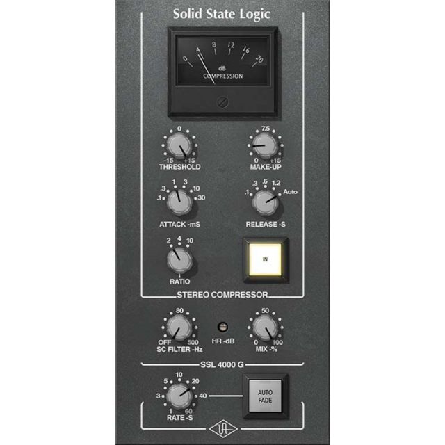 UNIVERSAL AUDIO/SSL 4000 G Bus Compressor【オンライン納品】