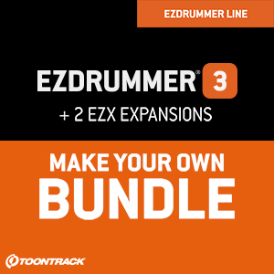 TOONTRACK/EZ DRUMMER 3 BUNDLE【～03/02 期間限定特価キャンペーン】【オンライン納品】【在庫あり】