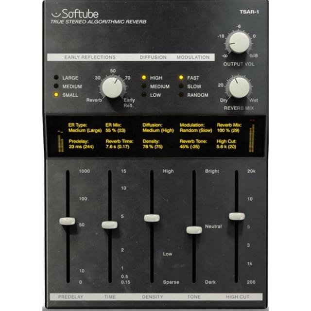 Softube/TSAR-1 Reverb【オンライン納品】