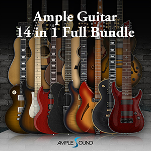 AMPLE SOUND/AMPLE GUITAR 14in1 FULL GUITAR BUNDLE【～07/30 期間限定特価キャンペーン】【オンライン納品】【在庫あり】