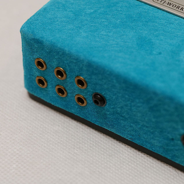 HTJ-WORKS/Valve Crystal 12AX7 Tube Preamp Silver Top Light Blue