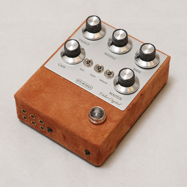 HTJ-WORKS/Valve Crystal 12AX7 Tube Preamp Silver Top Brown Suede【在庫あり】
