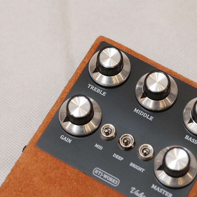 HTJ-WORKS/Valve Crystal 12AX7 Tube Preamp Black Top Brown Suede