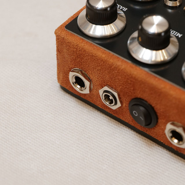 HTJ-WORKS/Valve Crystal 12AX7 Tube Preamp Black Top Brown Suede