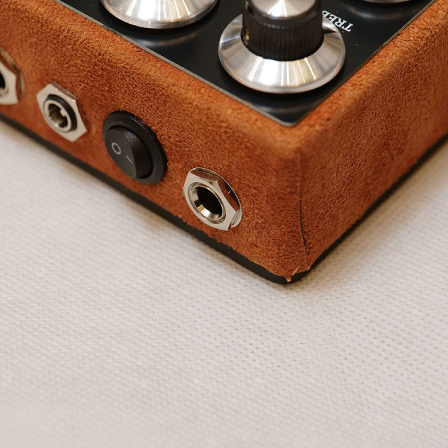 HTJ-WORKS/Valve Crystal 12AX7 Tube Preamp Black Top Brown Suede