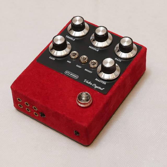 HTJ-WORKS/Valve Crystal 12AX7 Tube Preamp Black Top Dark Red