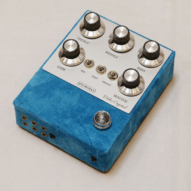 HTJ-WORKS/Valve Crystal 12AX7 Tube Preamp Silver Top Dark Blue Suede【在庫あり】