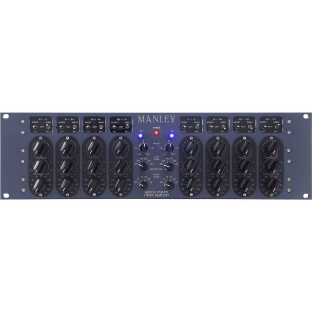 ver. MASTERING PASSIVE MASSIVE MANLEY 配信機器・PA機器・レコーディング機器 MANLEY 発売 EQ Tube Stereo Passive を採用したMassive POWER® 配信機器・PA機器・レコーディング機器