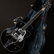 Gretsch/FALCON HOLLOW BODY WITH STRING THRU BIGSBY AND CHROME HARDWARE EBONY FINGERBOARD BLACK【お取り寄せ商品】【送料無料】