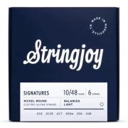 Stringjoy/Signatures Balanced Light Gauge (10-48) Nickel Wound Electric Guitar Strings【在庫あり】