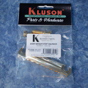 Kluson/VINTAGE LIGHT WEIGHT STOP TAILPIECE ALUMINUM GOLD【アルミテイルピース】【鉄製スタッド付き】【お取り寄せ商品】