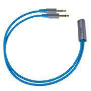 DEKONI AUDIO/Ensemble Cables Y-Split 3.5mmTS ブルー