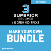 TOONTRACK/SUPERIOR DRUMMER 3 MIDI EDITION【オンライン納品】【在庫あり】